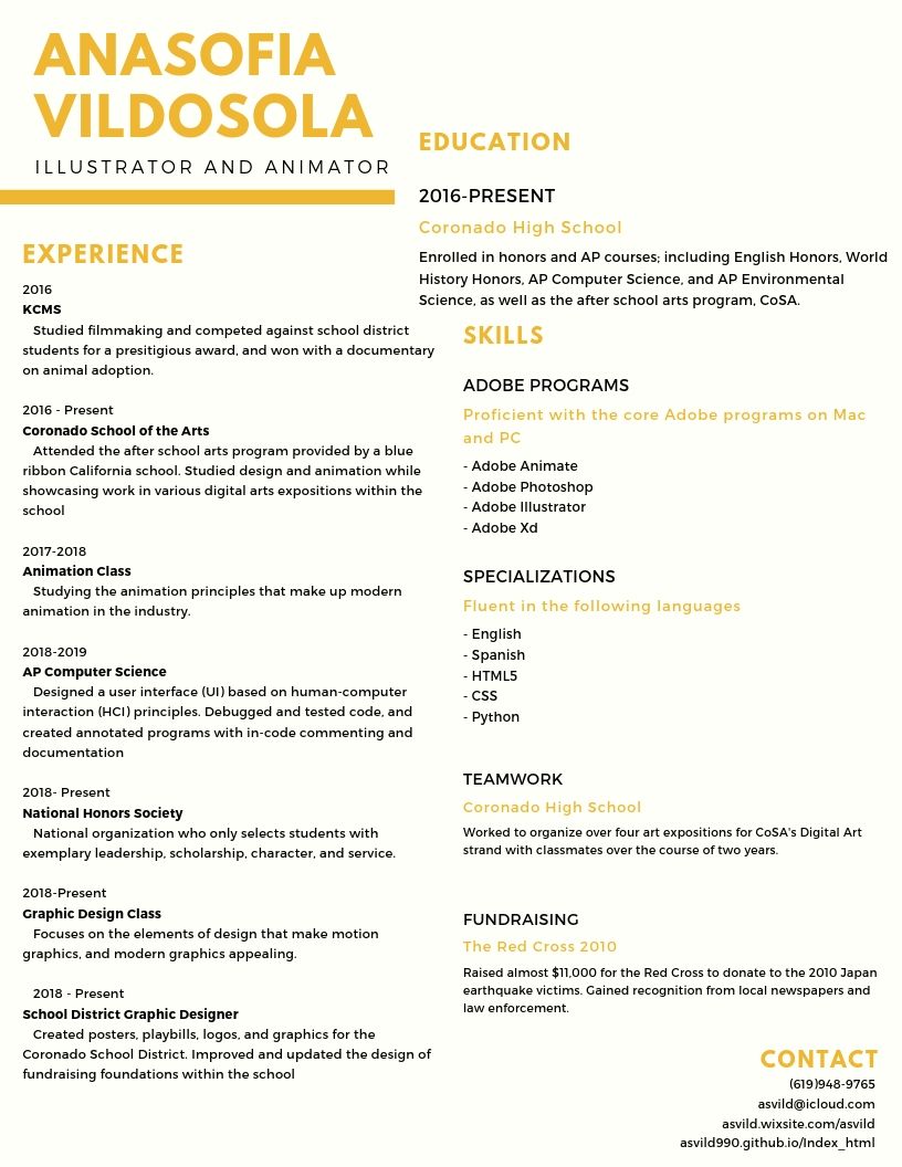 My resume!